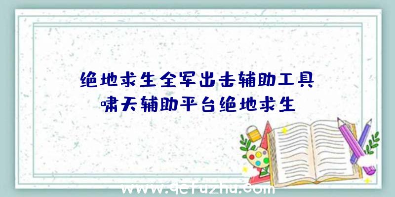 「绝地求生全军出击辅助工具」|啸天辅助平台绝地求生